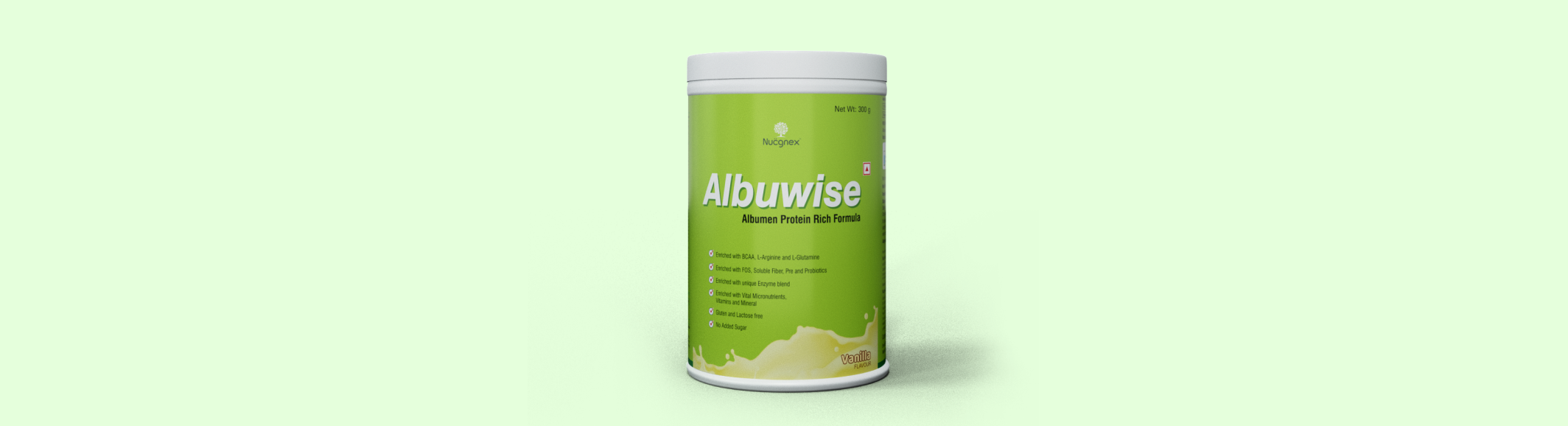 Albuwise egg albumin protein powder – Nucgnex