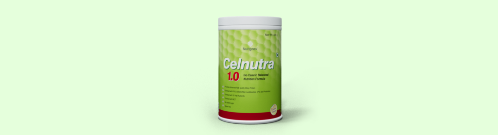 Celnutra 1.0 daily adult nutrition powder banner – Nucgnex