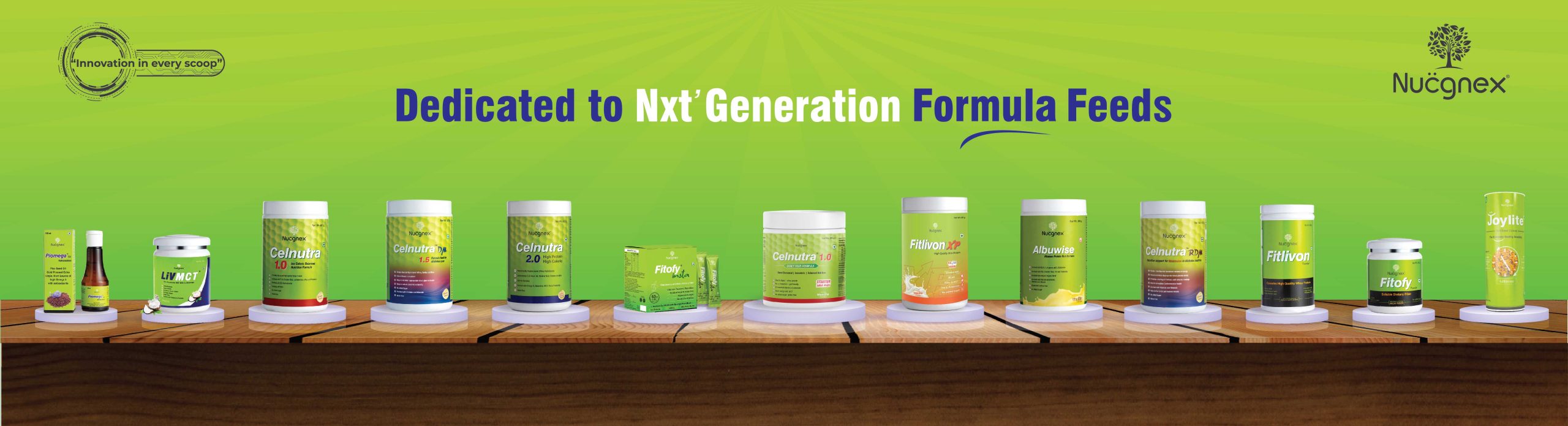 Nucgnex clinical nutrition product range